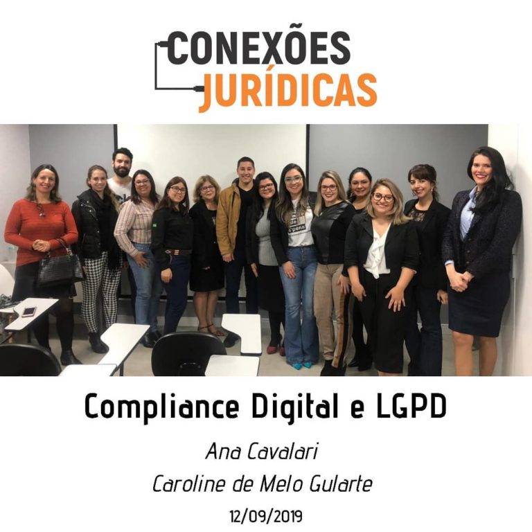 Leia mais sobre o artigo Palestra sobre ” COMPLIANCE DIGITAL E LGPD “